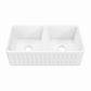 Swiss Madison Delice 33" Double White Ceramic Farmhouse Kitchen Sink