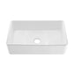 Swiss Madison Élégance 33" Single White Ceramic Farmhouse Kitchen Sink