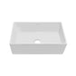 Swiss Madison Lyon 30" Single White Fireclay Farmhouse Kitchen Sink