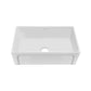 Swiss Madison Lyon 30" Single White Fireclay Farmhouse Kitchen Sink