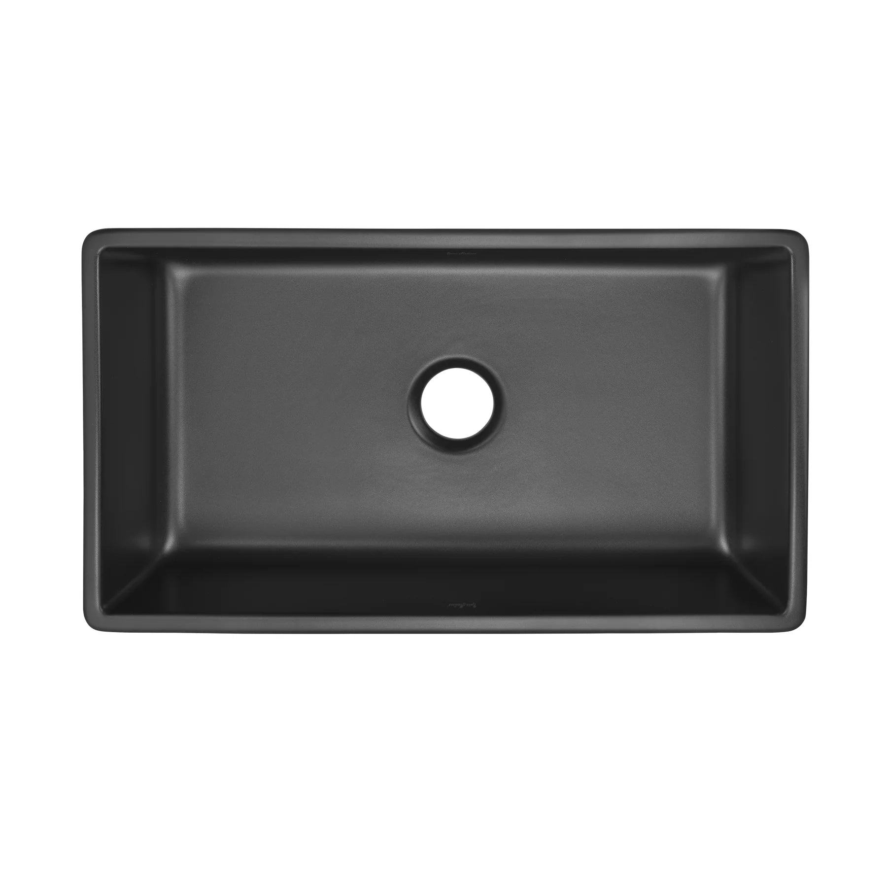 Swiss Madison Lyon 33" Single Matte Black Fireclay Farmhouse Kitchen Sink