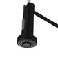 Swiss Madison Nouvet 19" Single Handle Matte Black Kitchen Faucet With 360 Swivel and Pull-Out Spray