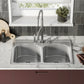 Swiss Madison Ouvert 33" Double Stainless Steel Top-Mount Kitchen Sink