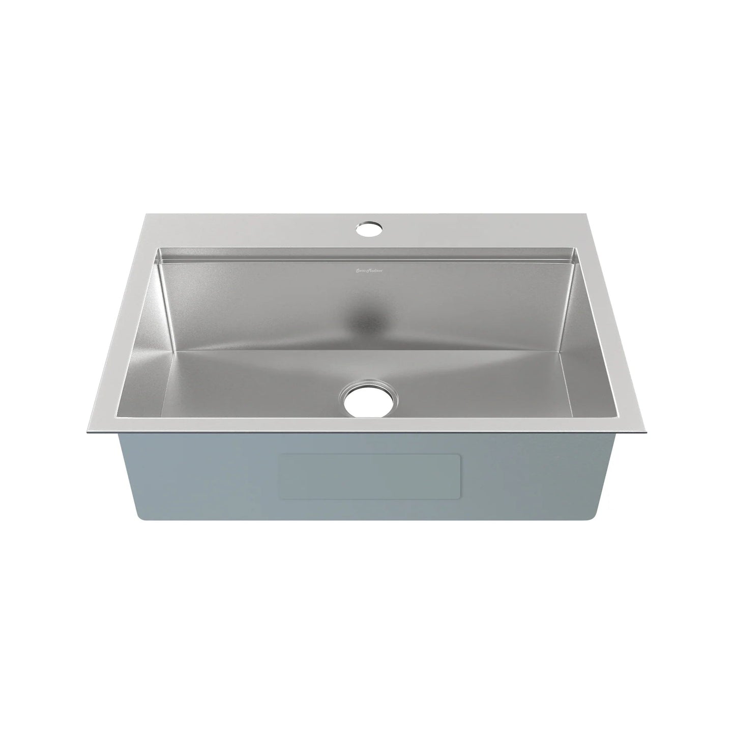 Swiss Madison Ravi 33" Single Stainless Steel Top-Mount Kitchen Workstation Sink