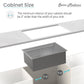 Swiss Madison Rivage 22" x 19" Single Basin Stainless Steel Undermount Kitchen Workstation Sink With Drain, Cutting Board and Colander