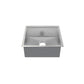 Swiss Madison Rivage 22" x 19" Single Basin Stainless Steel Undermount Kitchen Workstation Sink With Drain, Cutting Board and Colander