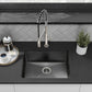 Swiss Madison Rivage 23" x 18" Black Single Basin Stainless Steel Undermount Kitchen Sink