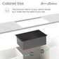 Swiss Madison Rivage 23" x 18" Black Single Basin Stainless Steel Undermount Kitchen Sink