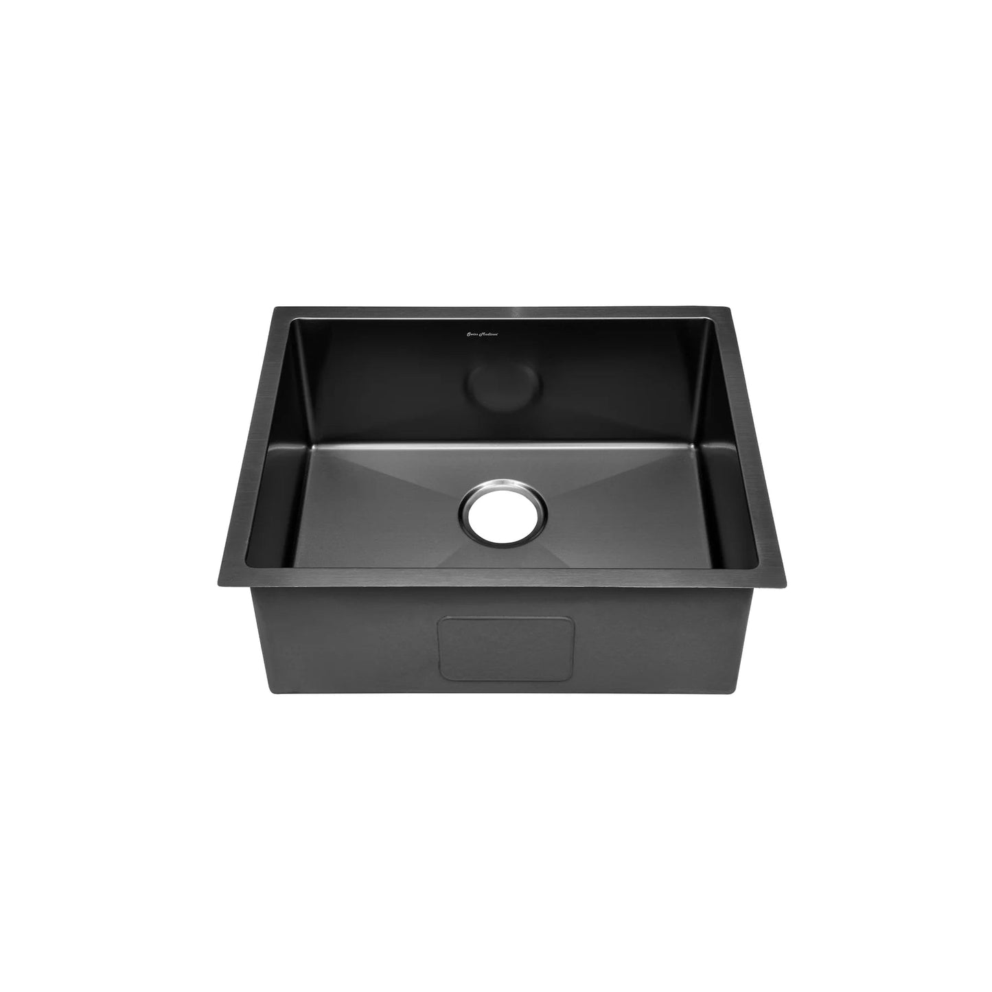 Swiss Madison Rivage 23" x 18" Black Single Basin Stainless Steel Undermount Kitchen Sink