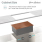 Swiss Madison Rivage 23" x 18" Rose Gold Single Basin Stainless Steel Undermount Kitchen Sink
