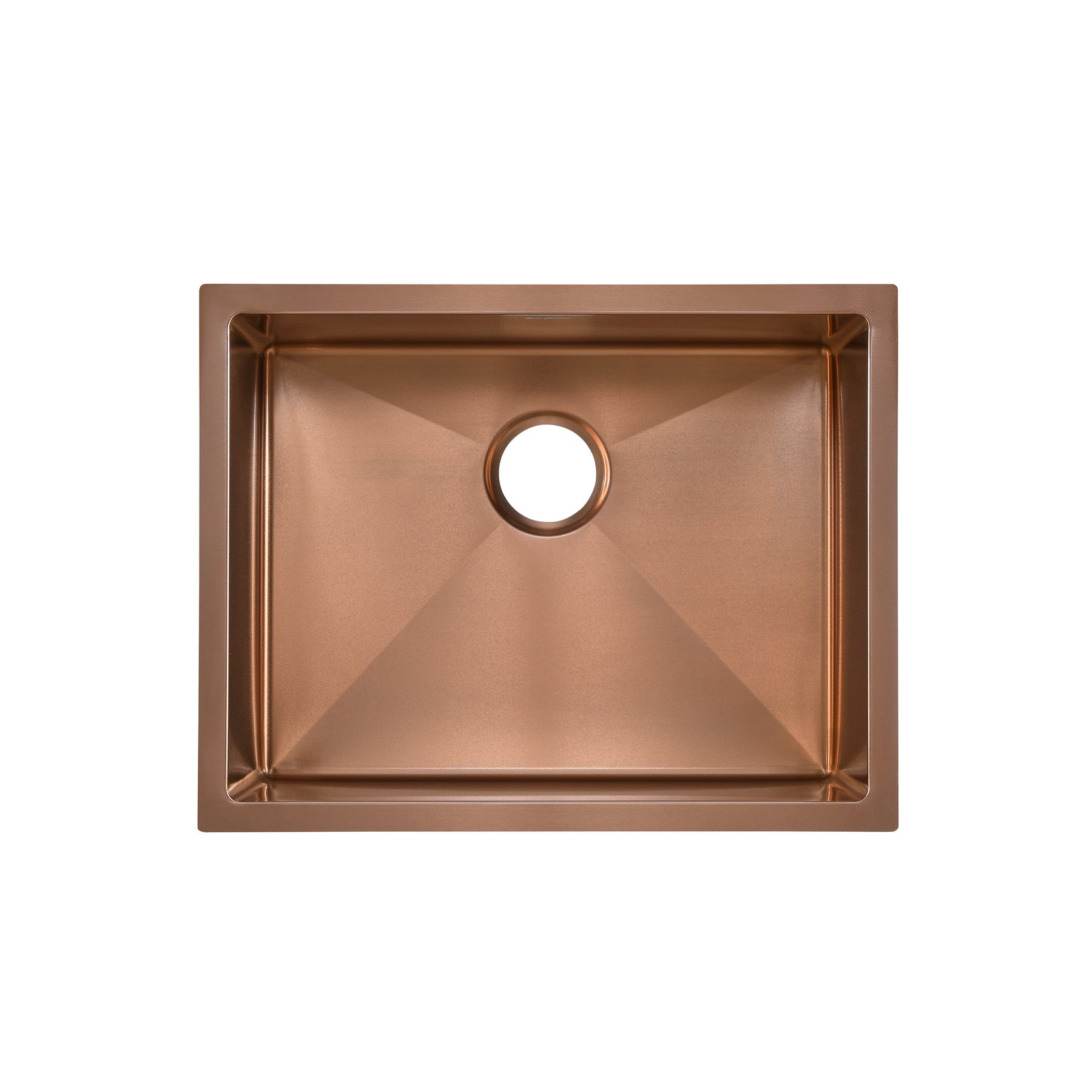 Swiss Madison Rivage 23" x 18" Rose Gold Single Basin Stainless Steel Undermount Kitchen Sink