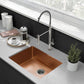 Swiss Madison Rivage 23" x 18" Rose Gold Single Basin Stainless Steel Undermount Kitchen Sink