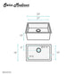 Swiss Madison Rivage 23" x 18" Single Stainless Steel Undermount Kitchen Sink