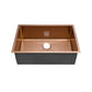 Swiss Madison Rivage 30" Single Rectangular Rose Gold Stainless Steel Undermount Kitchen Sink