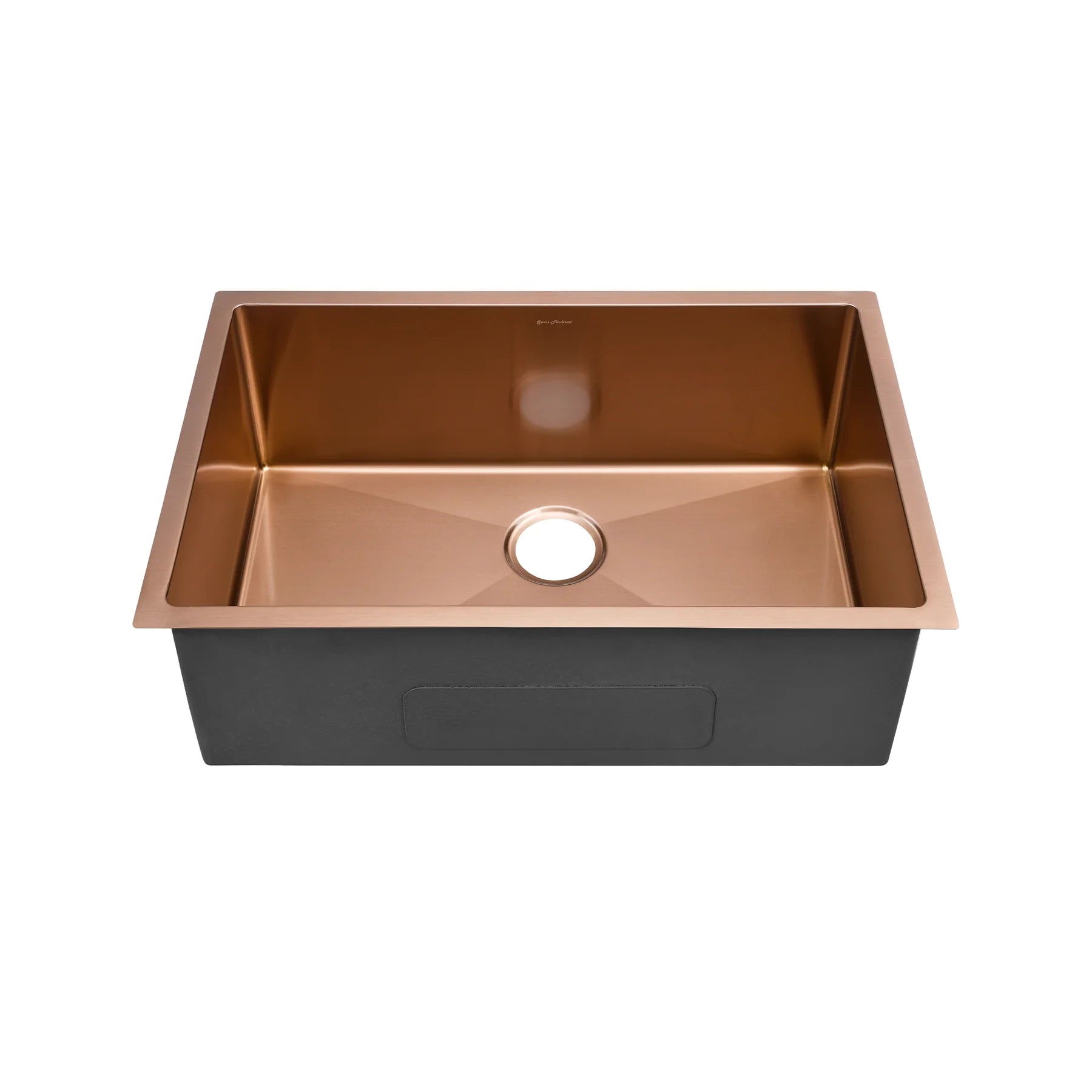 Swiss Madison Rivage 30" Single Rectangular Rose Gold Stainless Steel Undermount Kitchen Sink