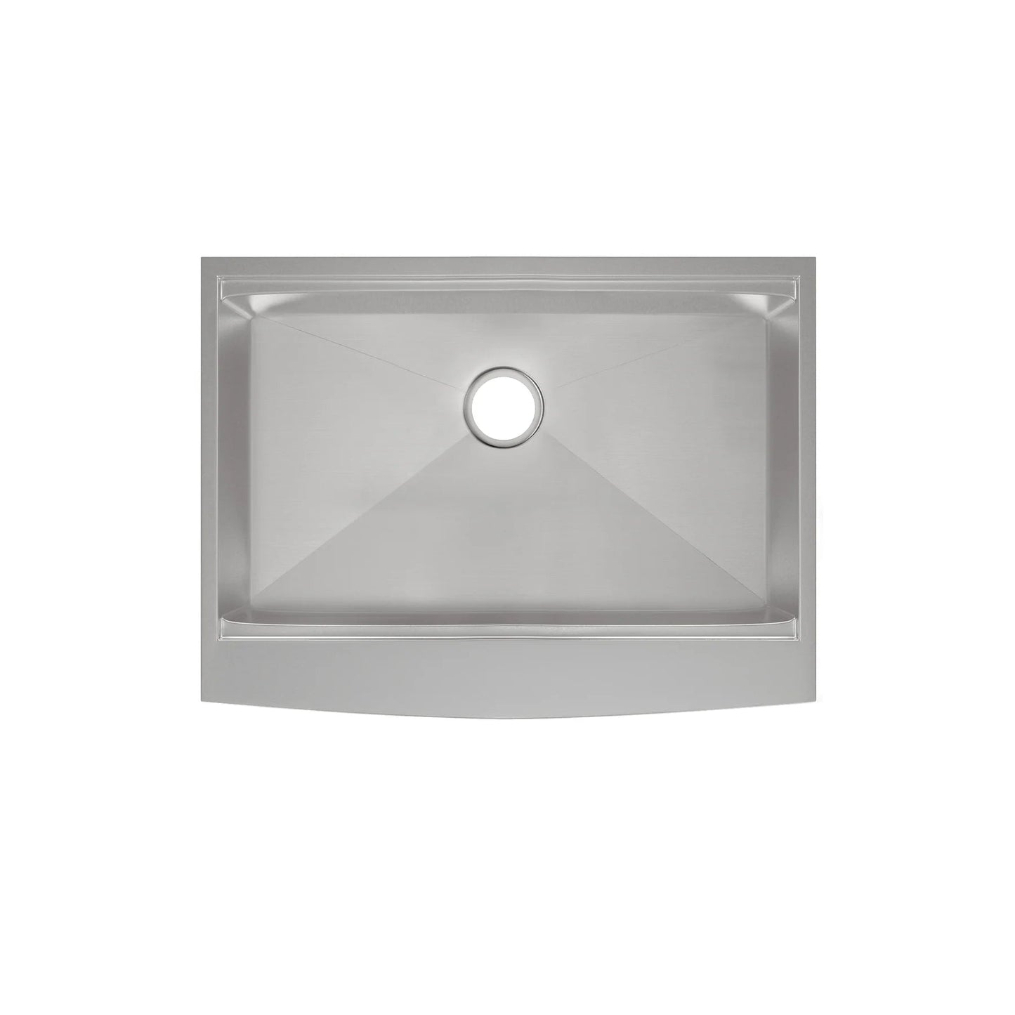 Swiss Madison Rivage 30" Single Stainless Steel Farmhouse Kitchen Workstation Sink With Apron