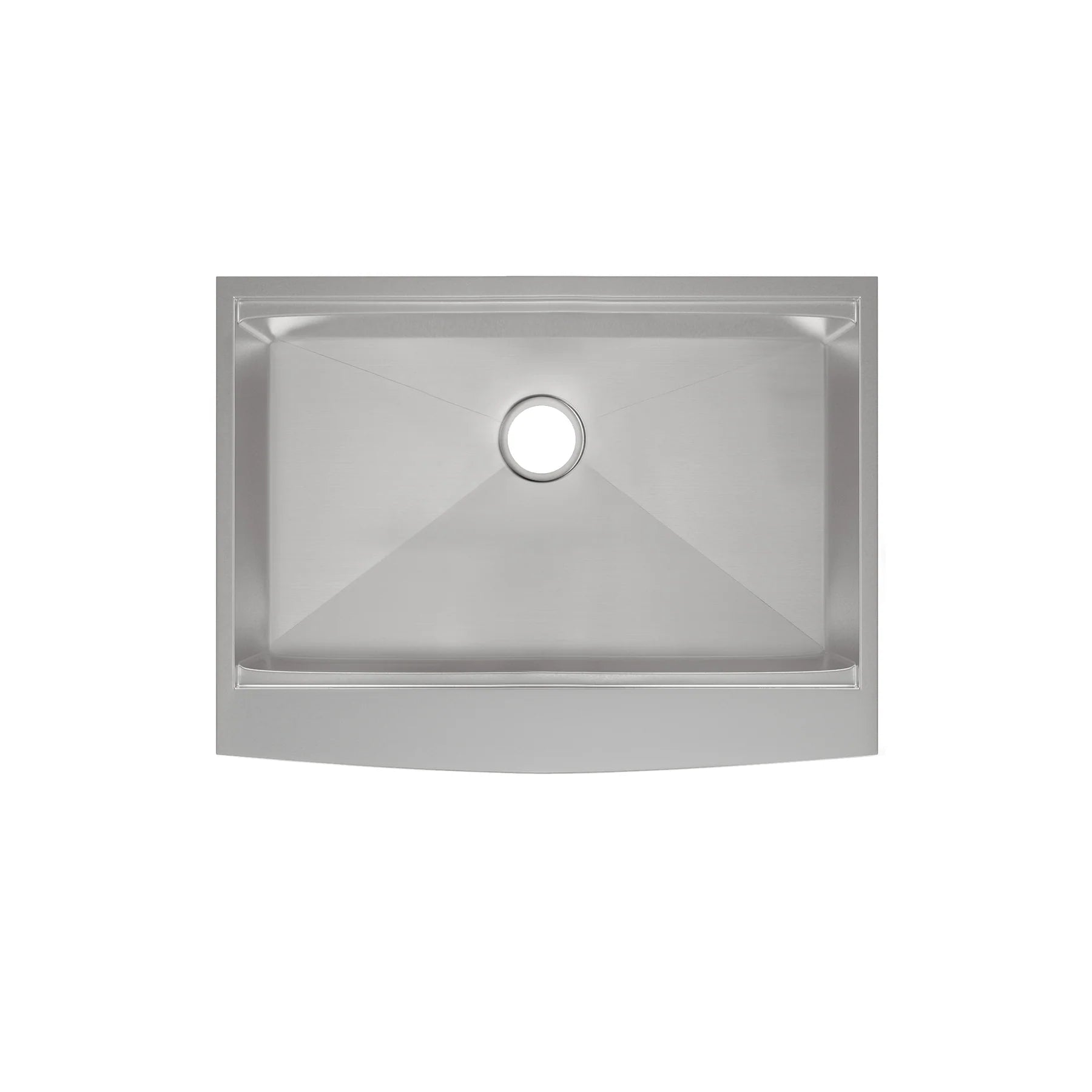 Swiss Madison Rivage 30" Single Stainless Steel Farmhouse Kitchen Workstation Sink With Apron