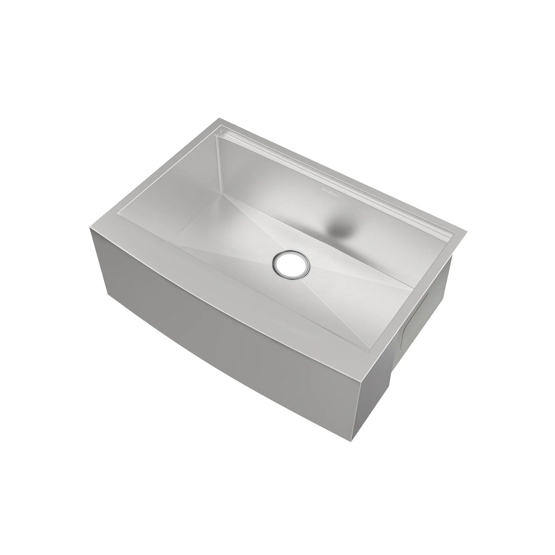 Swiss Madison Rivage 30" Single Stainless Steel Farmhouse Kitchen Workstation Sink With Apron
