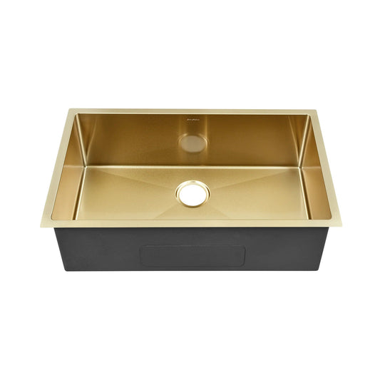 Swiss Madison Rivage 32" Single Rectangular Gold Stainless Steel Undermount Kitchen Sink