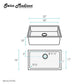 Swiss Madison Rivage 32" x 19" Single Rose Gold Stainless Steel Undermount Kitchen Sink