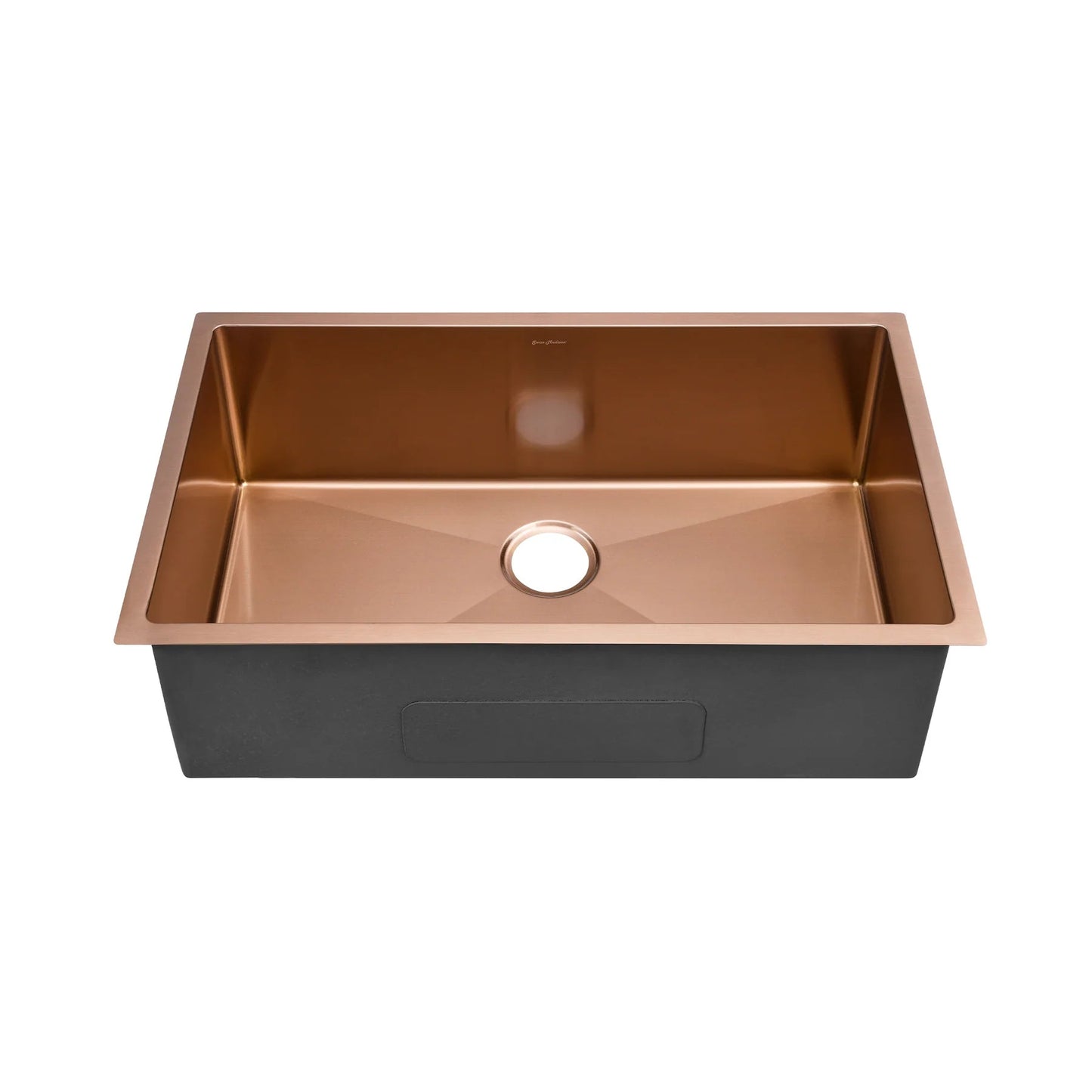 Swiss Madison Rivage 32" x 19" Single Rose Gold Stainless Steel Undermount Kitchen Sink