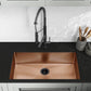 Swiss Madison Rivage 32" x 19" Single Rose Gold Stainless Steel Undermount Kitchen Sink