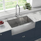 Swiss Madison Rivage 33" Single Stainless Steel Farmhouse Kitchen Sink With Apron