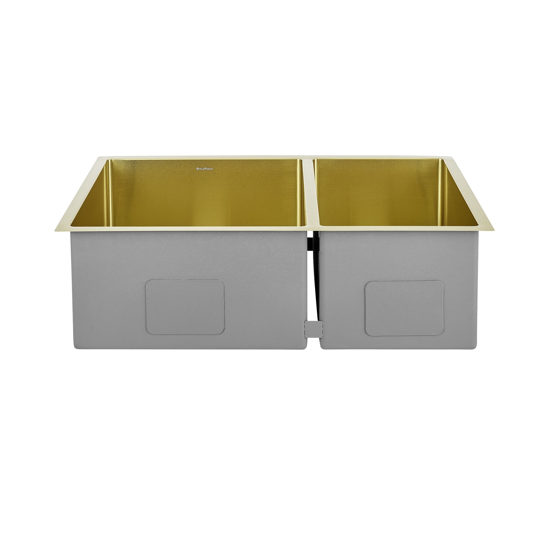 Swiss Madison Rivage 33" x 20" Gold Double Basin 60/40 Stainless Steel Undermount Kitchen Sink