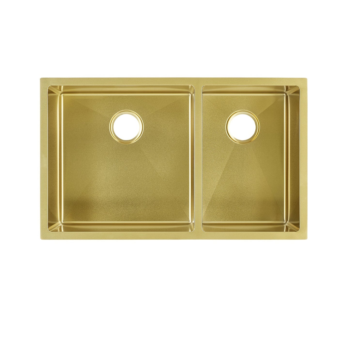 Swiss Madison Rivage 33" x 20" Gold Double Basin 60/40 Stainless Steel Undermount Kitchen Sink