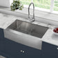 Swiss Madison Rivage 36" Single Stainless Steel Farmhouse Kitchen Sink With Apron