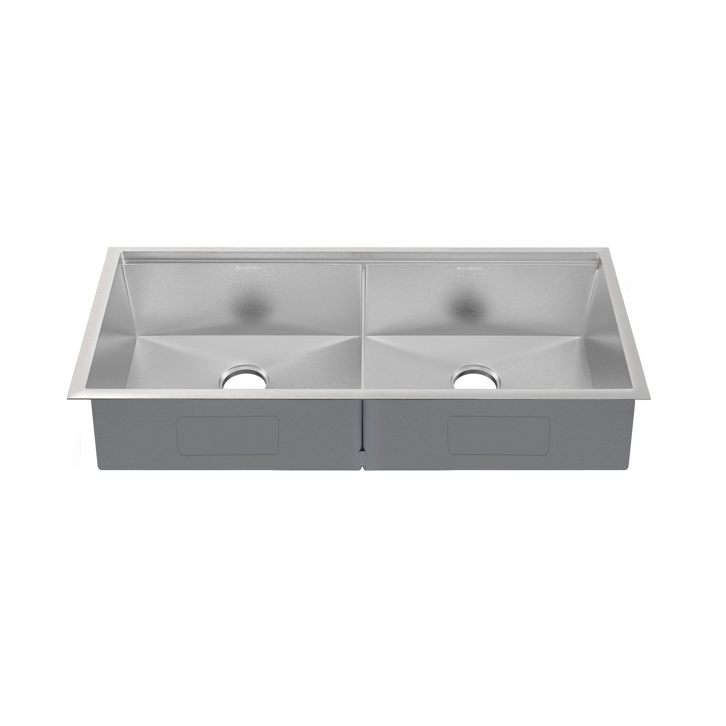 Swiss Madison Rivage 45" x 19" Double Basin 50/50 Stainless Steel Undermount Kitchen Workstation Sink With Drain, Cutting Board and Colander
