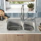 Swiss Madison SM-KT662 Ouvert 33" Double Stainless Steel Top-Mount Kitchen Sink