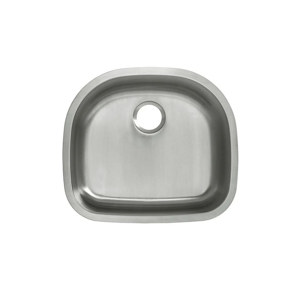 Swiss Madison Toulouse 24" x 21" Single Stainless Steel Undermount Kitchen Sink
