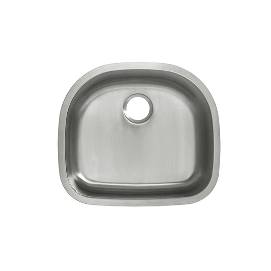Swiss Madison Toulouse 24" x 21" Single Stainless Steel Undermount Kitchen Sink