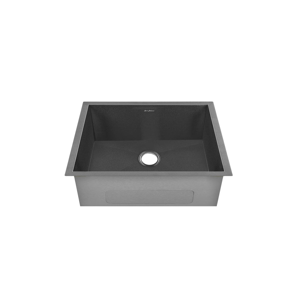 Swiss Madison Tourner 21" x 18" Single Black Stainless Steel Undermount Kitchen Sink
