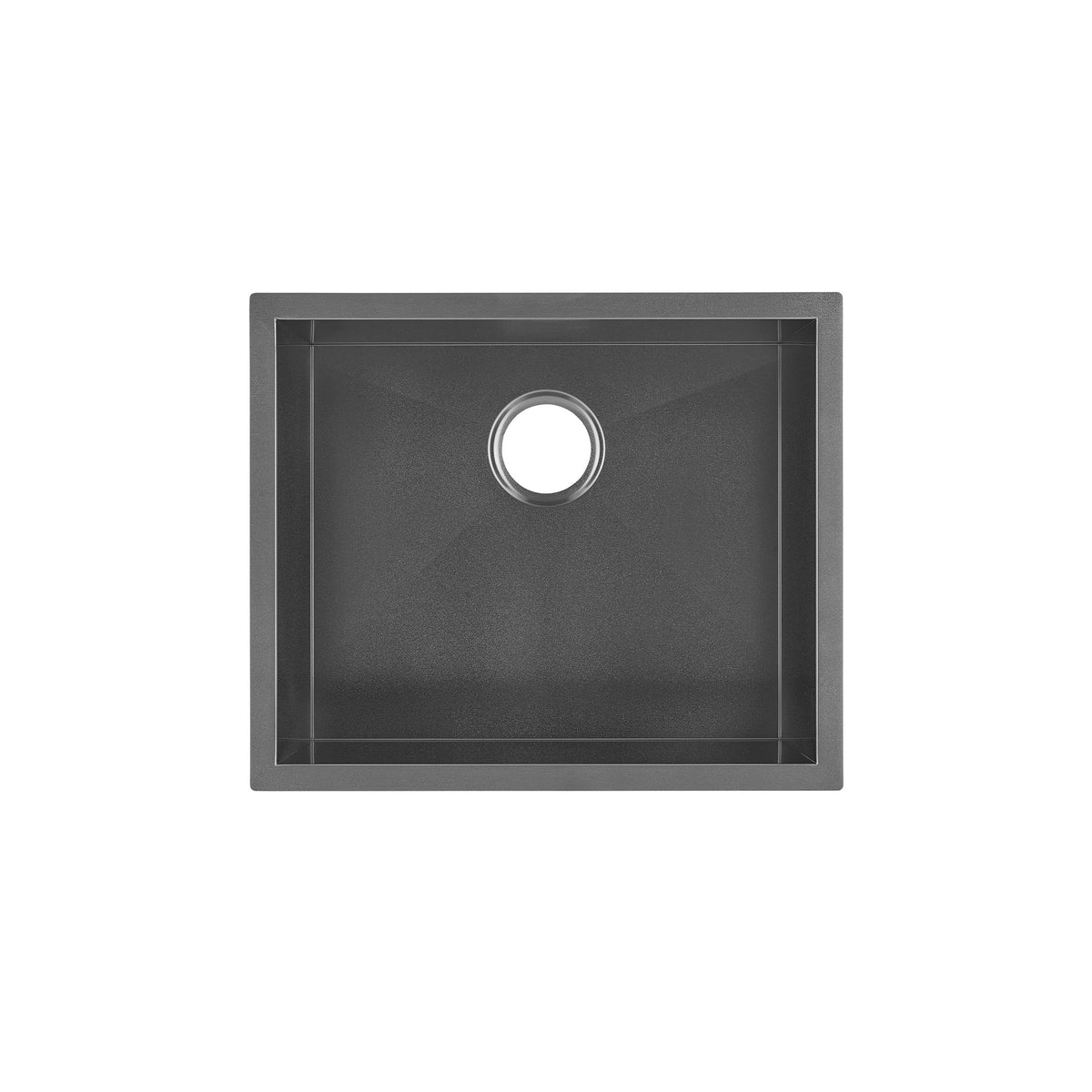 Swiss Madison Tourner 21" x 18" Single Black Stainless Steel Undermount Kitchen Sink