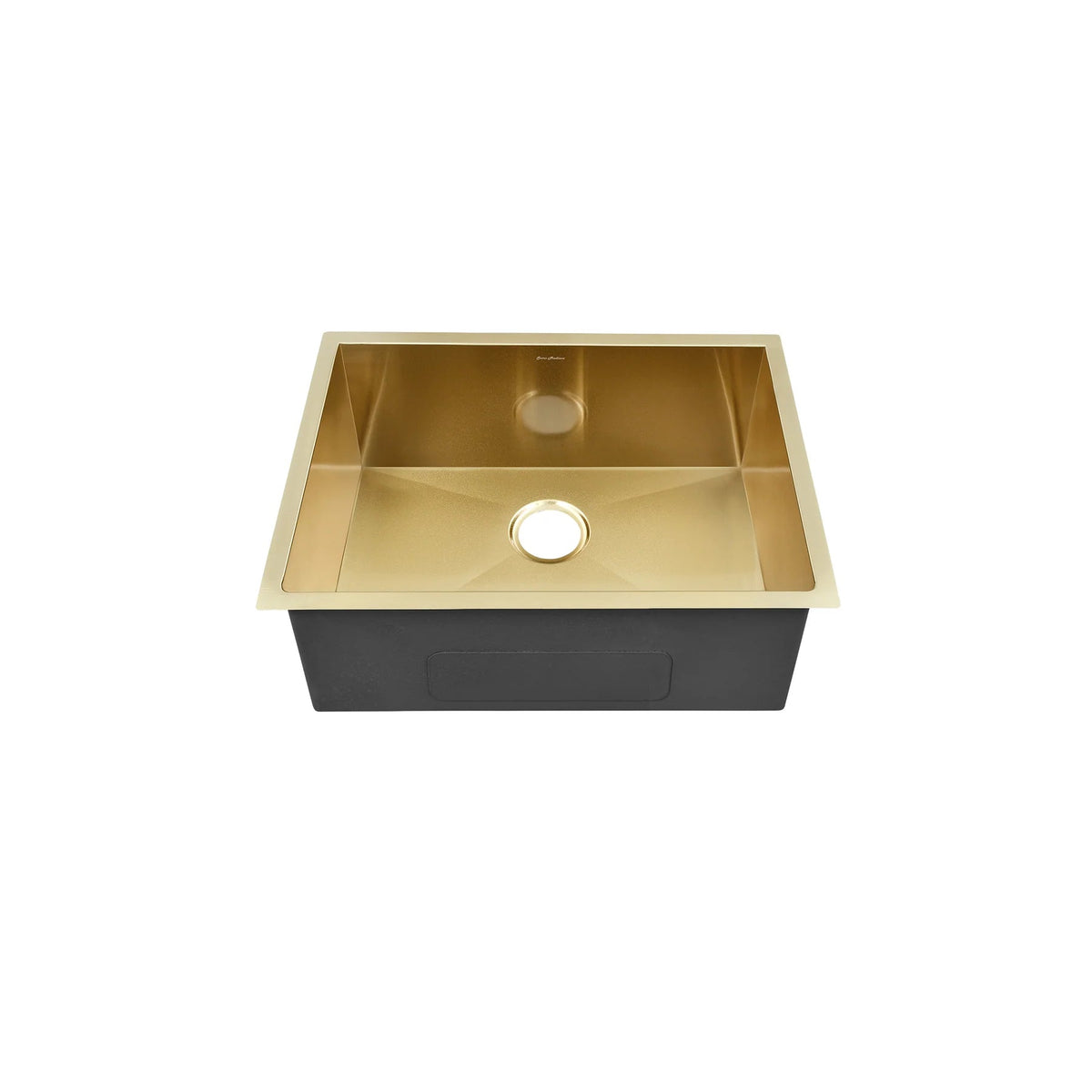 Swiss Madison Tourner 21" x 18" Single Gold Stainless Steel Undermount Kitchen Sink