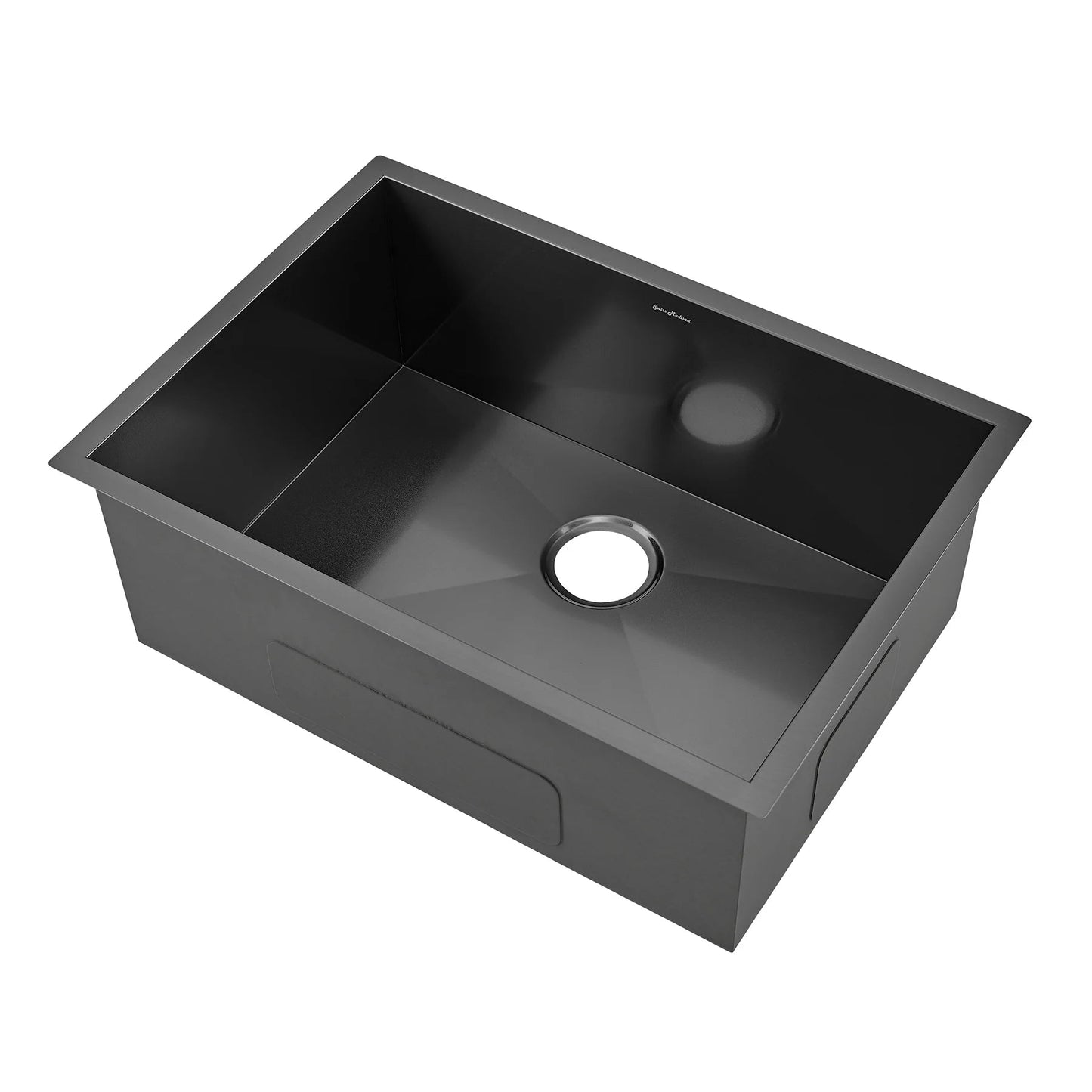 Swiss Madison Tourner 27" x 19" Single Black Stainless Steel Undermount Kitchen Sink