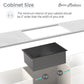 Swiss Madison Tourner 27" x 19" Single Black Stainless Steel Undermount Kitchen Sink