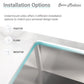 Swiss Madison Tourner 27" x 19" Single Stainless Steel Undermount Kitchen Sink