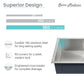 Swiss Madison Tourner 27" x 19" Single Stainless Steel Undermount Kitchen Sink