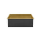 Swiss Madison Tourner 30" x 19" Gold Single Basin Stainless Steel Undermount Kitchen Workstation Sink With Drain, Cutting Board, Bottom Grid, Colander and Drying Rack