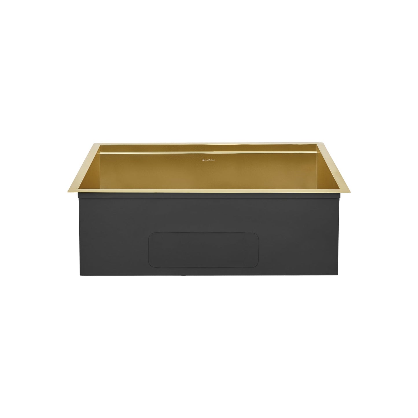 Swiss Madison Tourner 30" x 19" Gold Single Basin Stainless Steel Undermount Kitchen Workstation Sink With Drain, Cutting Board, Bottom Grid, Colander and Drying Rack