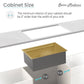 Swiss Madison Tourner 32" x 19" Gold Single Basin Stainless Steel Undermount Kitchen Workstation Sink With Drain, Cutting Board, Bottom Grid, Colander and Drying Rack
