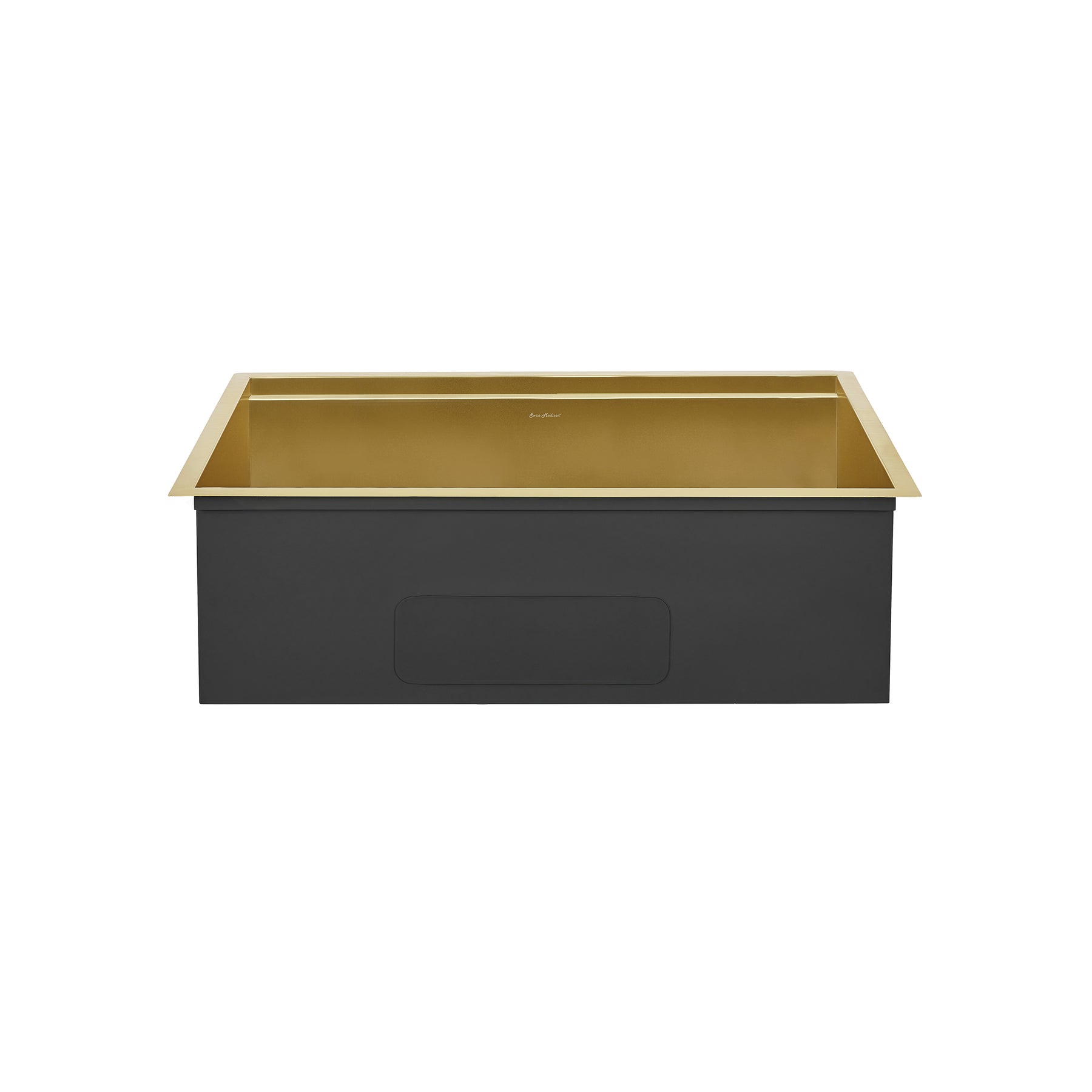 Swiss Madison Tourner 32" x 19" Gold Single Basin Stainless Steel Undermount Kitchen Workstation Sink With Drain, Cutting Board, Bottom Grid, Colander and Drying Rack
