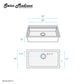 Swiss Madison Tourner 32" x 19" Gold Single Basin Stainless Steel Undermount Kitchen Workstation Sink With Drain, Cutting Board, Bottom Grid, Colander and Drying Rack