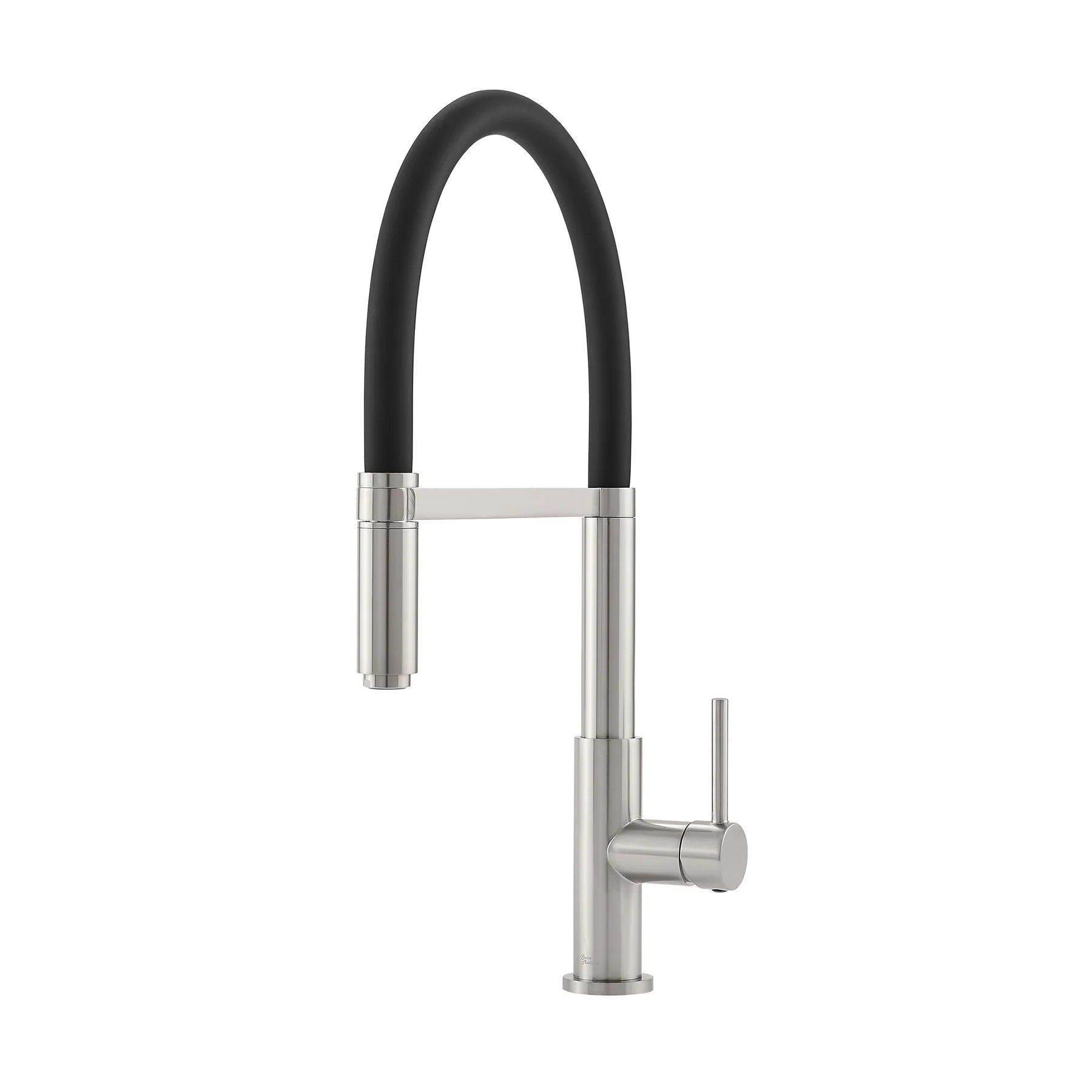 Swiss Madison Troyes 19" Single Hole Brushed Nickel Pull-Down Kitchen Faucet
