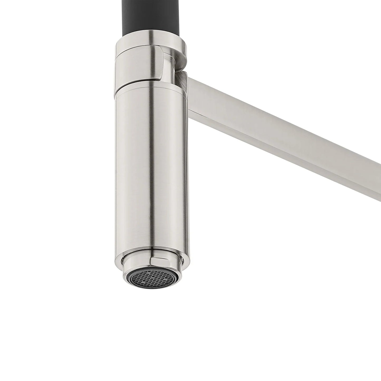 Swiss Madison Troyes 19" Single Hole Brushed Nickel Pull-Down Kitchen Faucet