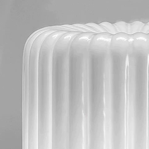 Sylcom Mask 0120-K-BL Milky White Clear Wall Lamp in Polish Chrome Metal Finish
