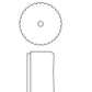 Sylcom Mask 0121-B-CR Clear Wall Lamp in White Metal Finish